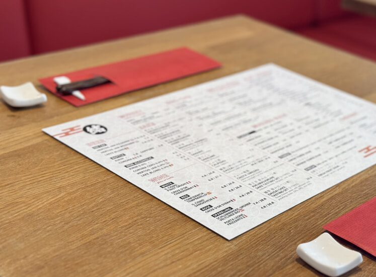 menu book